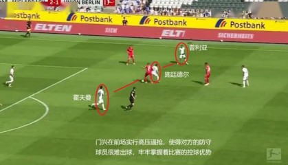  柏林联合防线失误遭升班马羞辱  